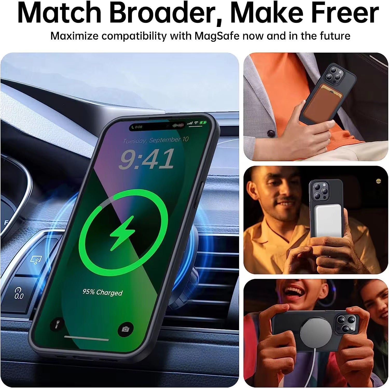 Premium Magsafe Case with Metal Camera Ring Special - Hiprotech