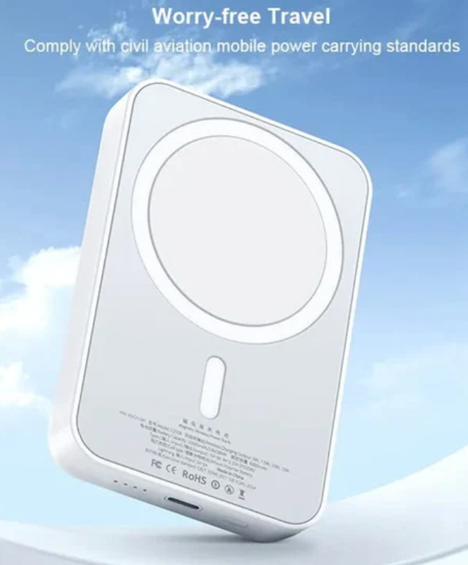 5000mAh MagSafe Wireless Power Bank – (12% OFF) - Hiprotech