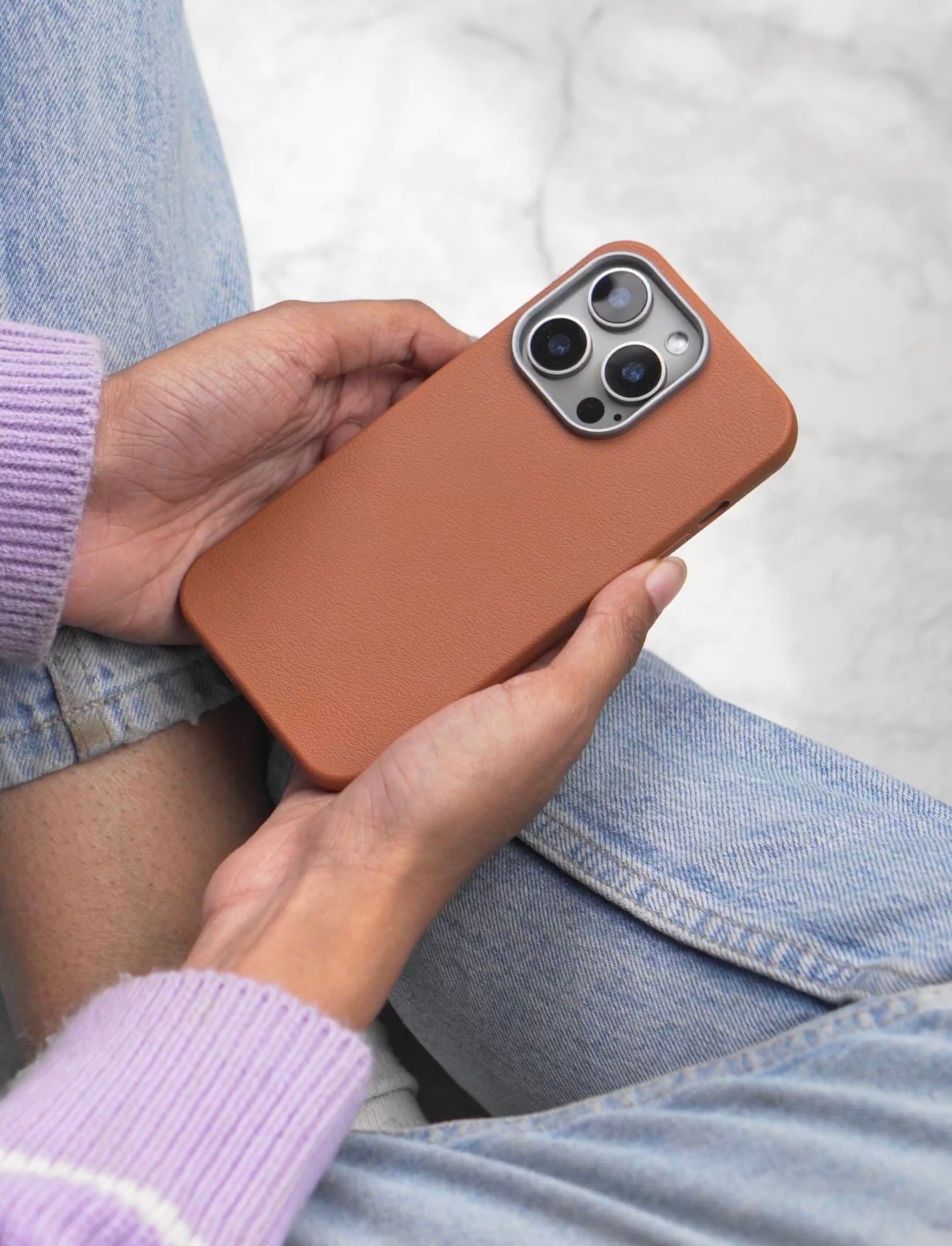 Premium TPU Leather Case for iPhone Special - Hiprotech