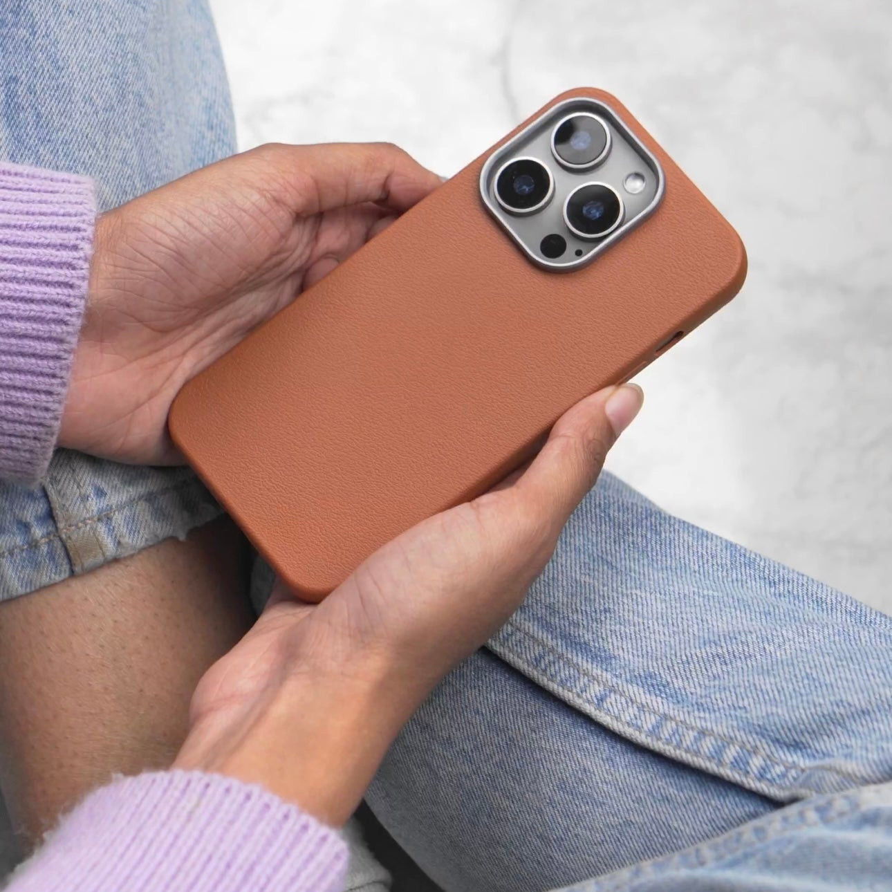 Premium TPU Leather Case for iPhone Special - Hiprotech