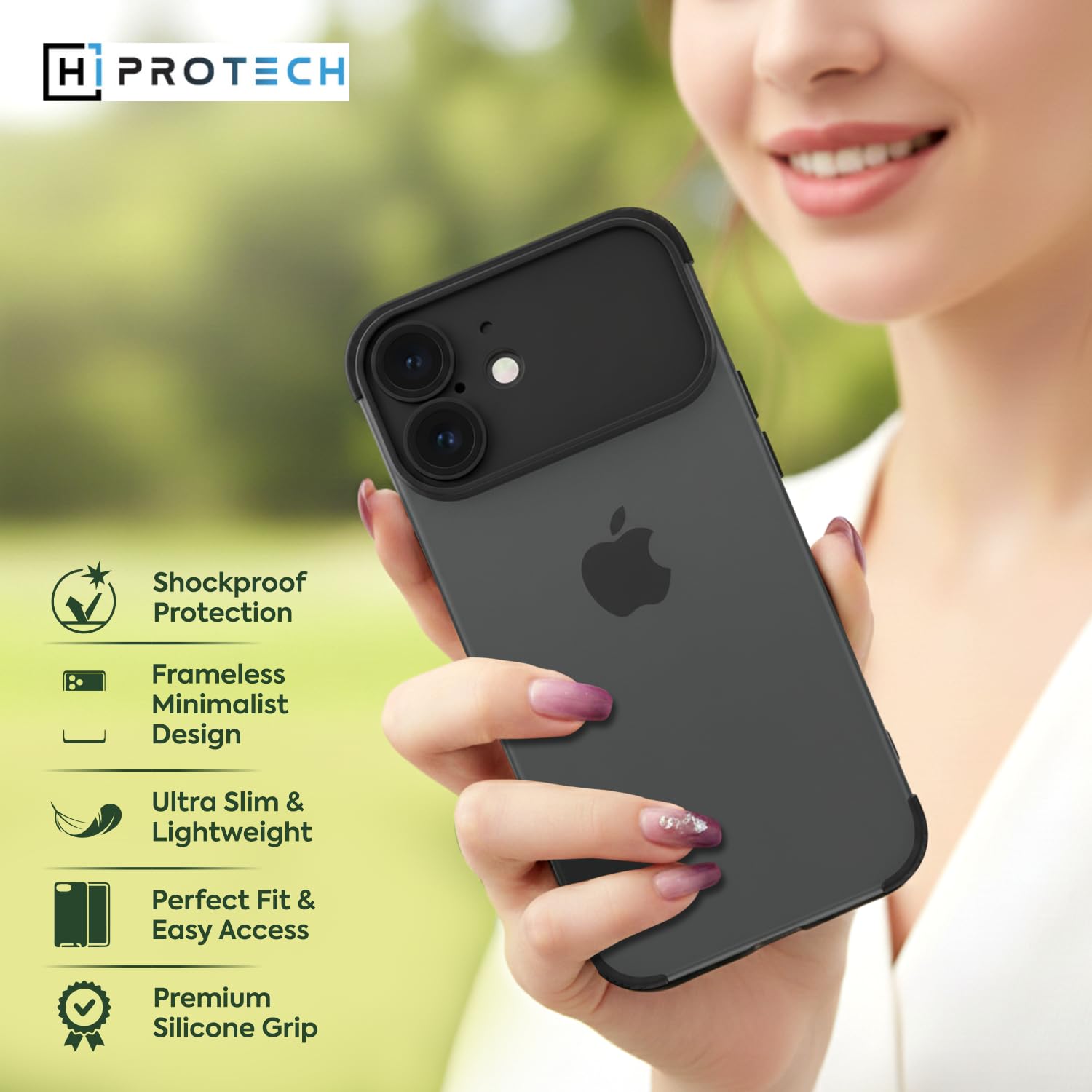 iPhone Shockproof Bumper Silicone Edge Case Cover