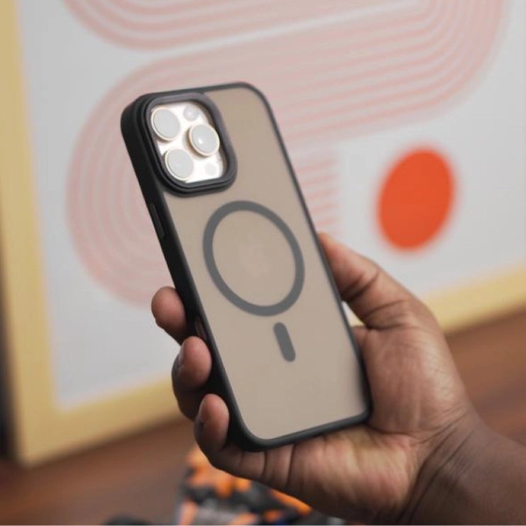 Premium Magsafe Case Cover with Metal Camera Side Protection - Hiprotech