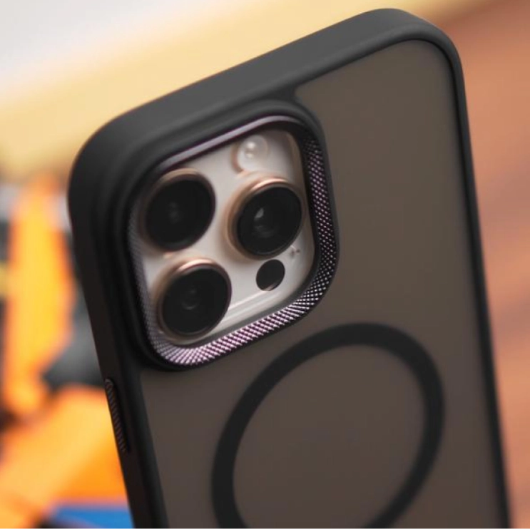 Premium Magsafe Case Cover with Metal Camera Side Protection - Hiprotech