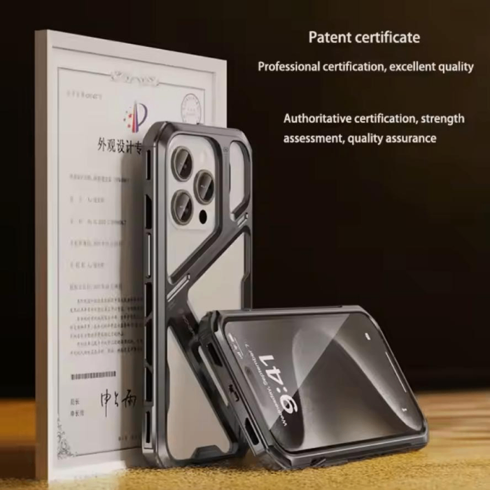 Titanium Alloy Armor Frame Case - iPhone