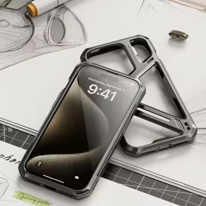 Titanium Alloy Armor Frame Case - iPhone