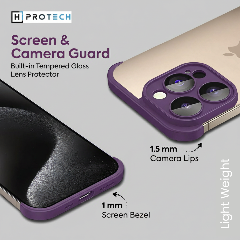 iPhone Shockproof Bumper Silicone Edge Case Cover