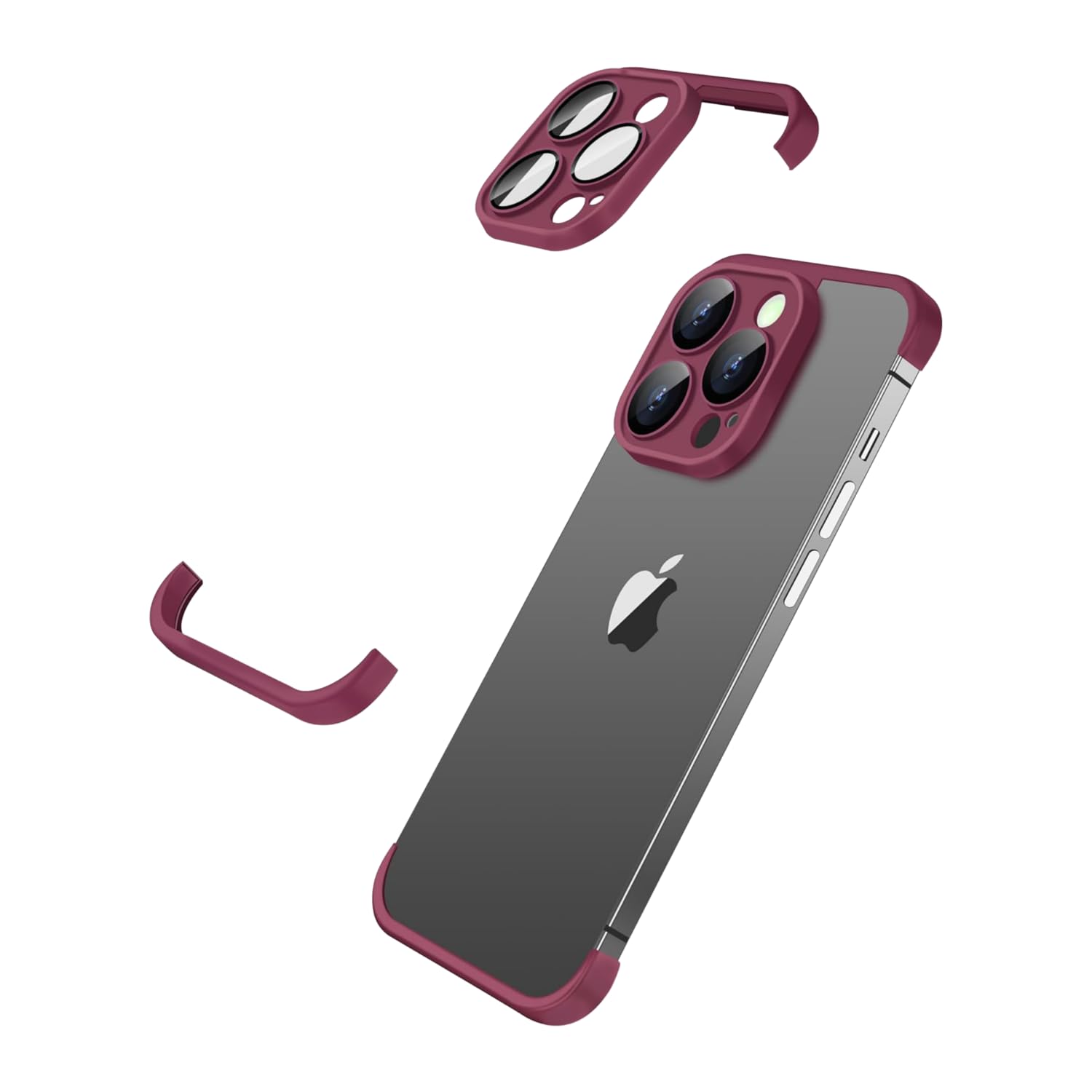 iPhone Shockproof Bumper Silicone Edge Case Cover