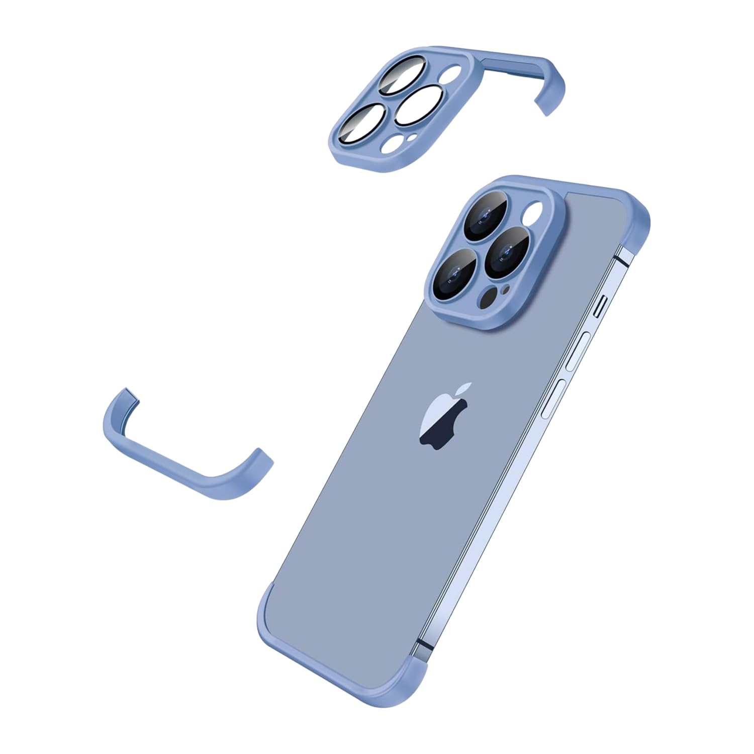 iPhone Shockproof Bumper Silicone Edge Case Cover