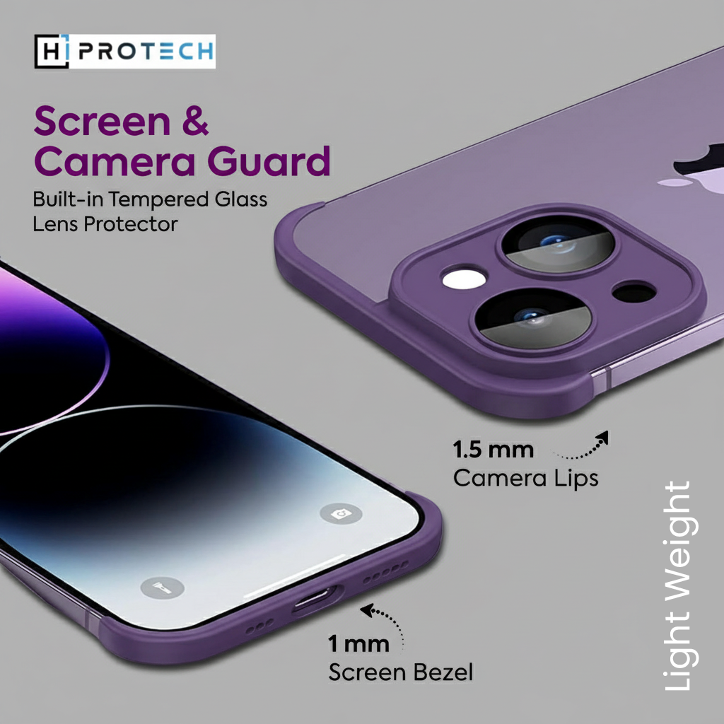 iPhone Shockproof Bumper Silicone Edge Case Cover