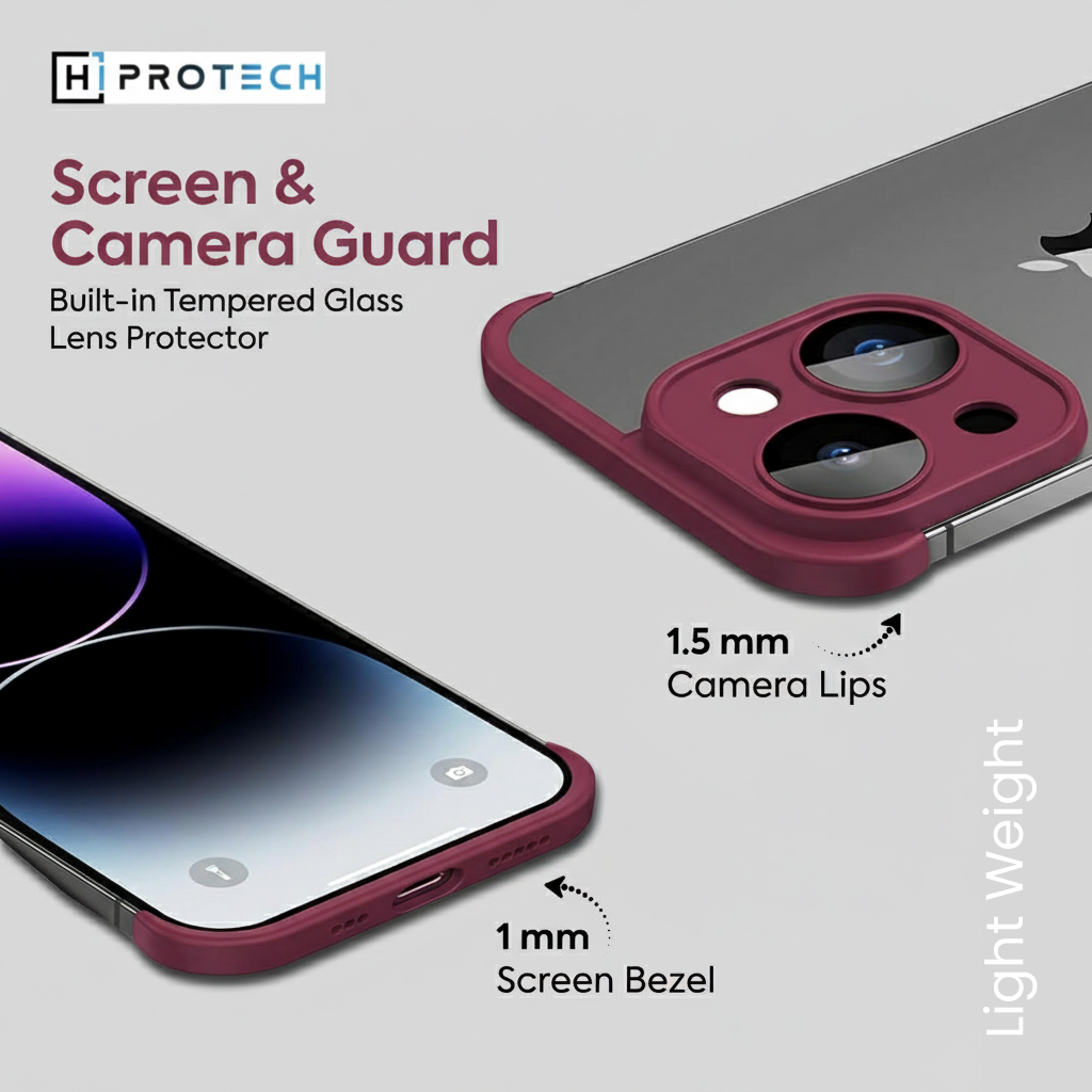 iPhone Shockproof Bumper Silicone Edge Case Cover