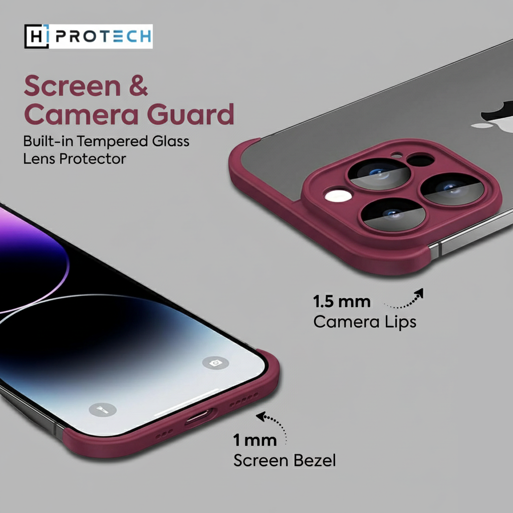 iPhone Shockproof Bumper Silicone Edge Case Cover