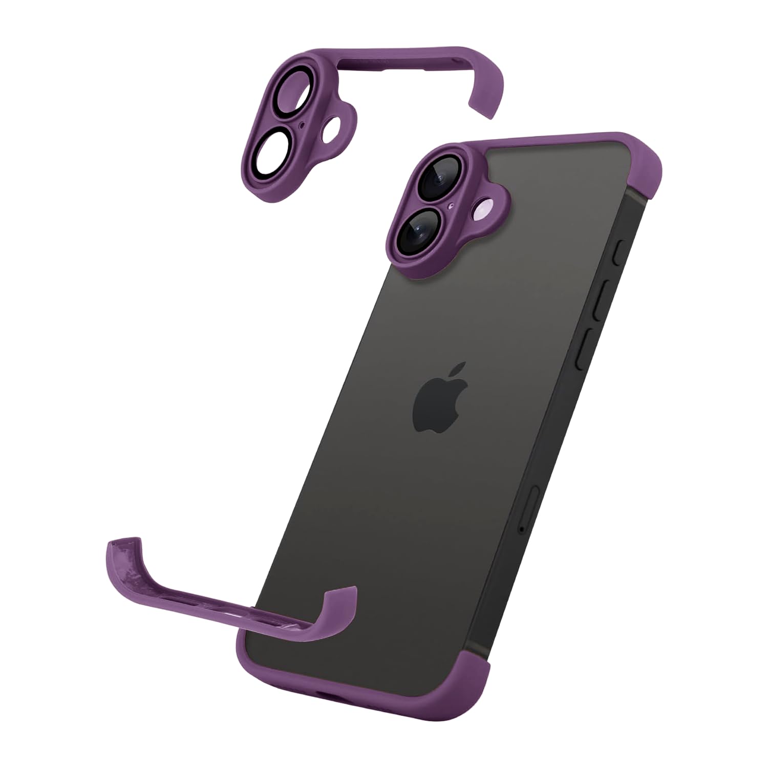 iPhone Shockproof Bumper Silicone Edge Case Cover