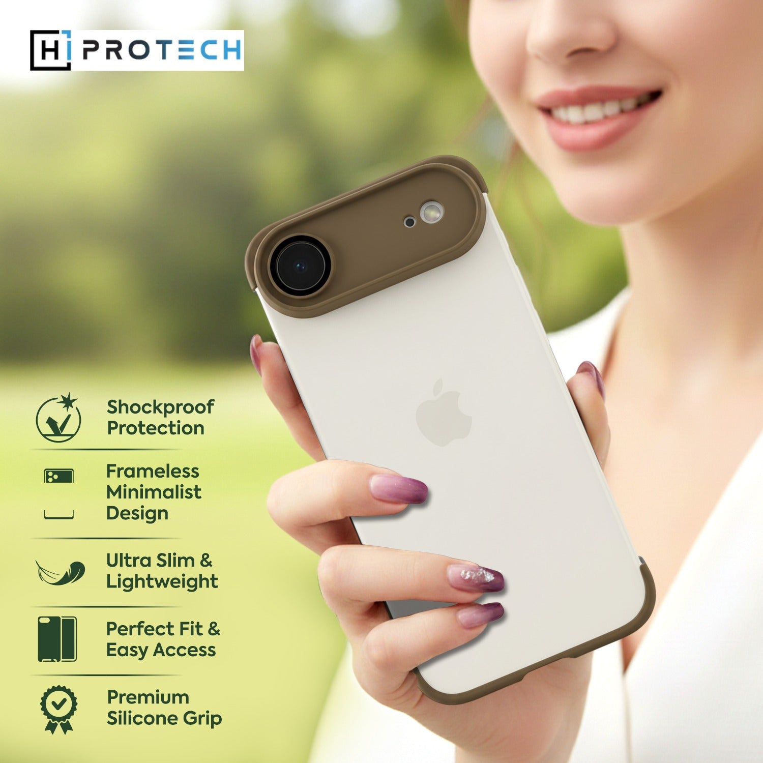 iPhone Shockproof Bumper Silicone Edge Case Cover