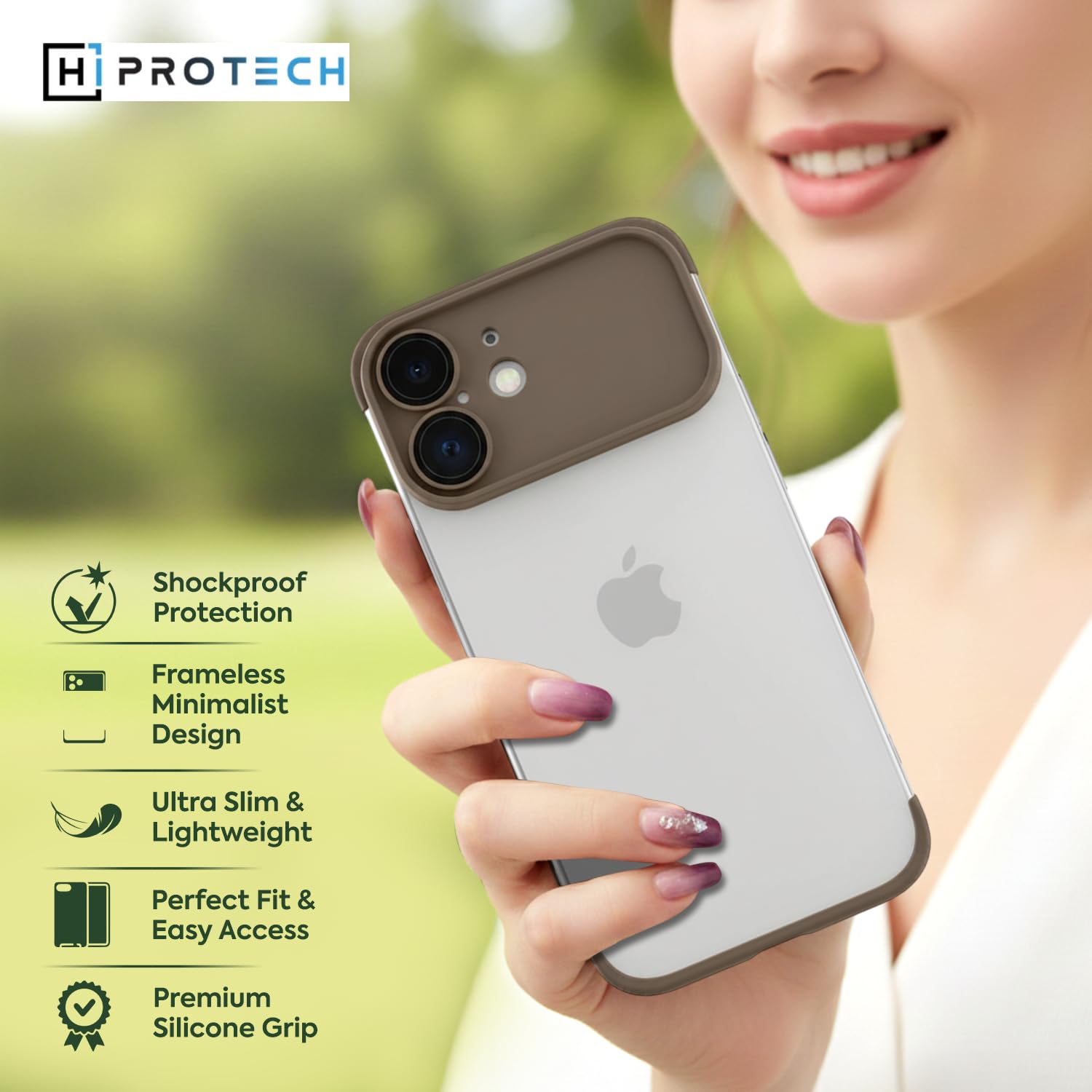 iPhone Shockproof Bumper Silicone Edge Case Cover