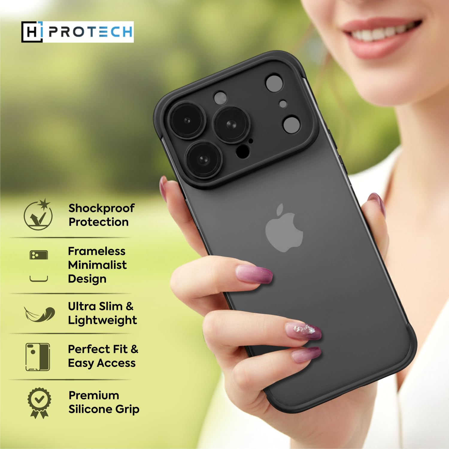 iPhone Shockproof Bumper Silicone Edge Case Cover
