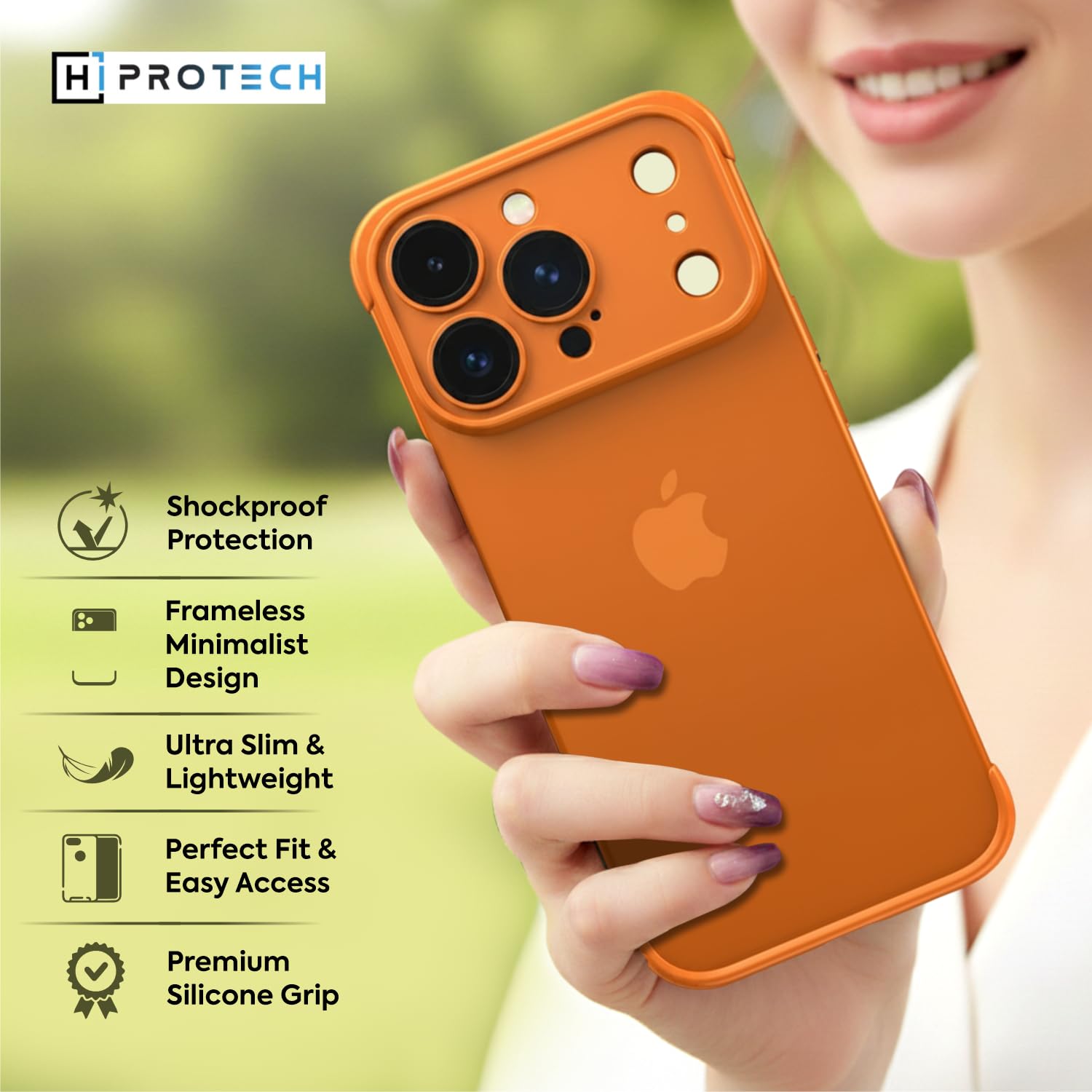 iPhone Shockproof Bumper Silicone Edge Case Cover