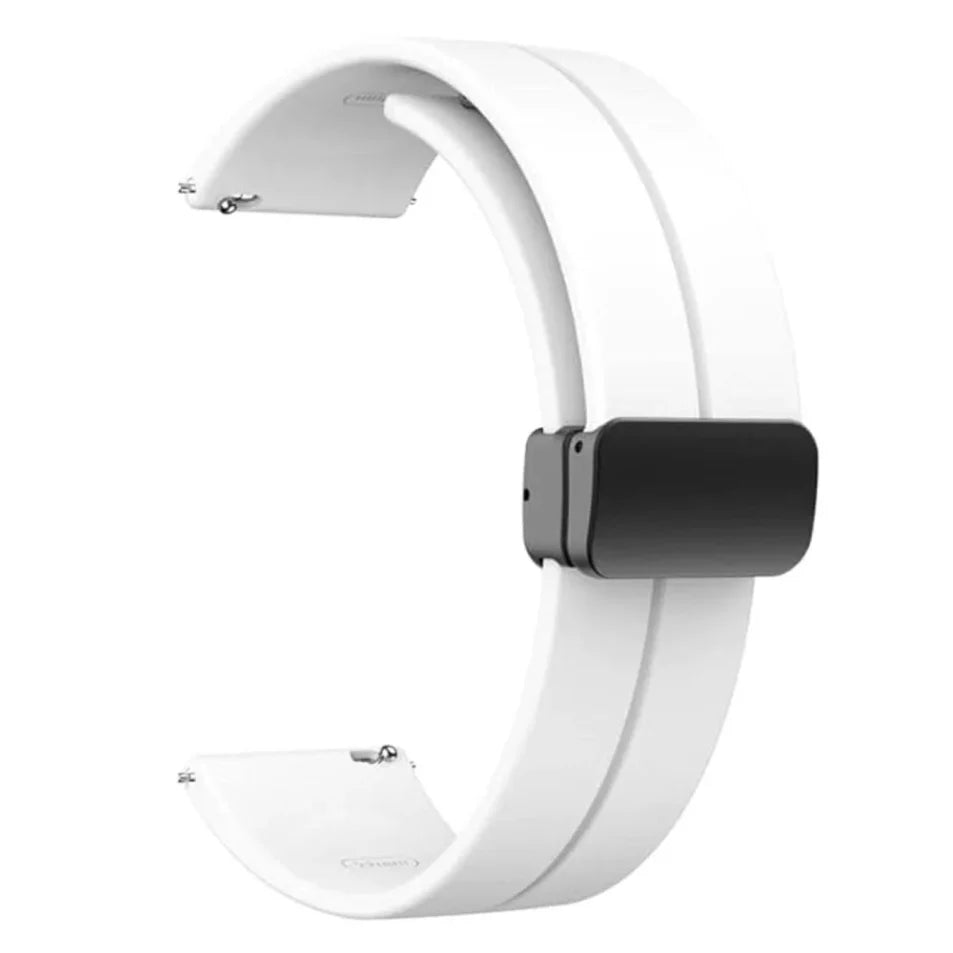 🎁 Premium Magnet Lock Strap - 42-49mm for iWatch Series 1-10, Ultra - White