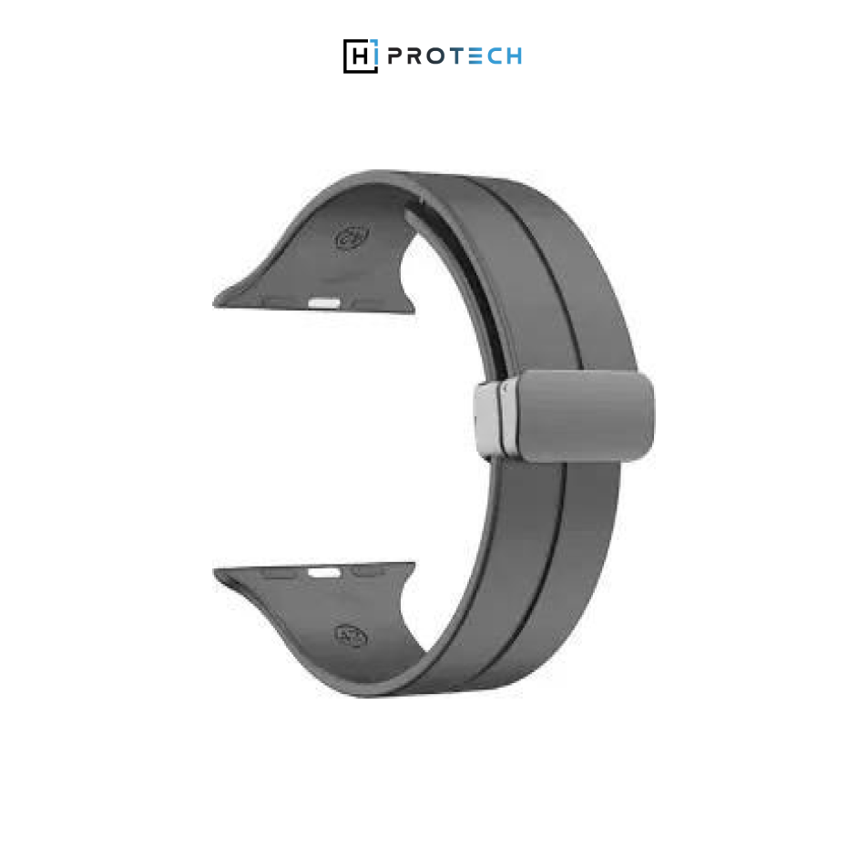 🎁 Premium Magnet Lock Strap - 42-49mm for iWatch Series 1-10, Ultra - DarkGrey
