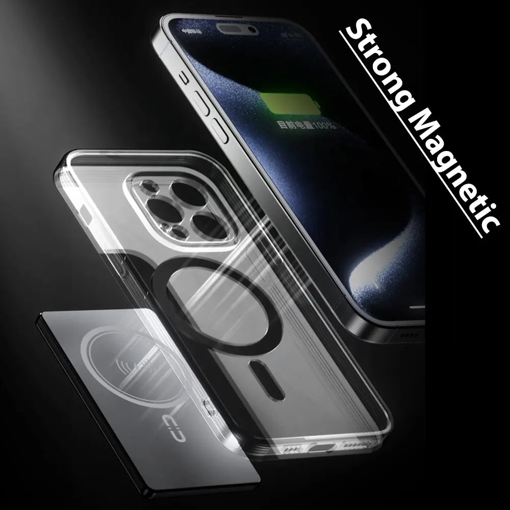 Ultra Thin Aluminum Alloy 15w Magnetic Wireless Mobile Power Bank 5000mah for Mobile Phone