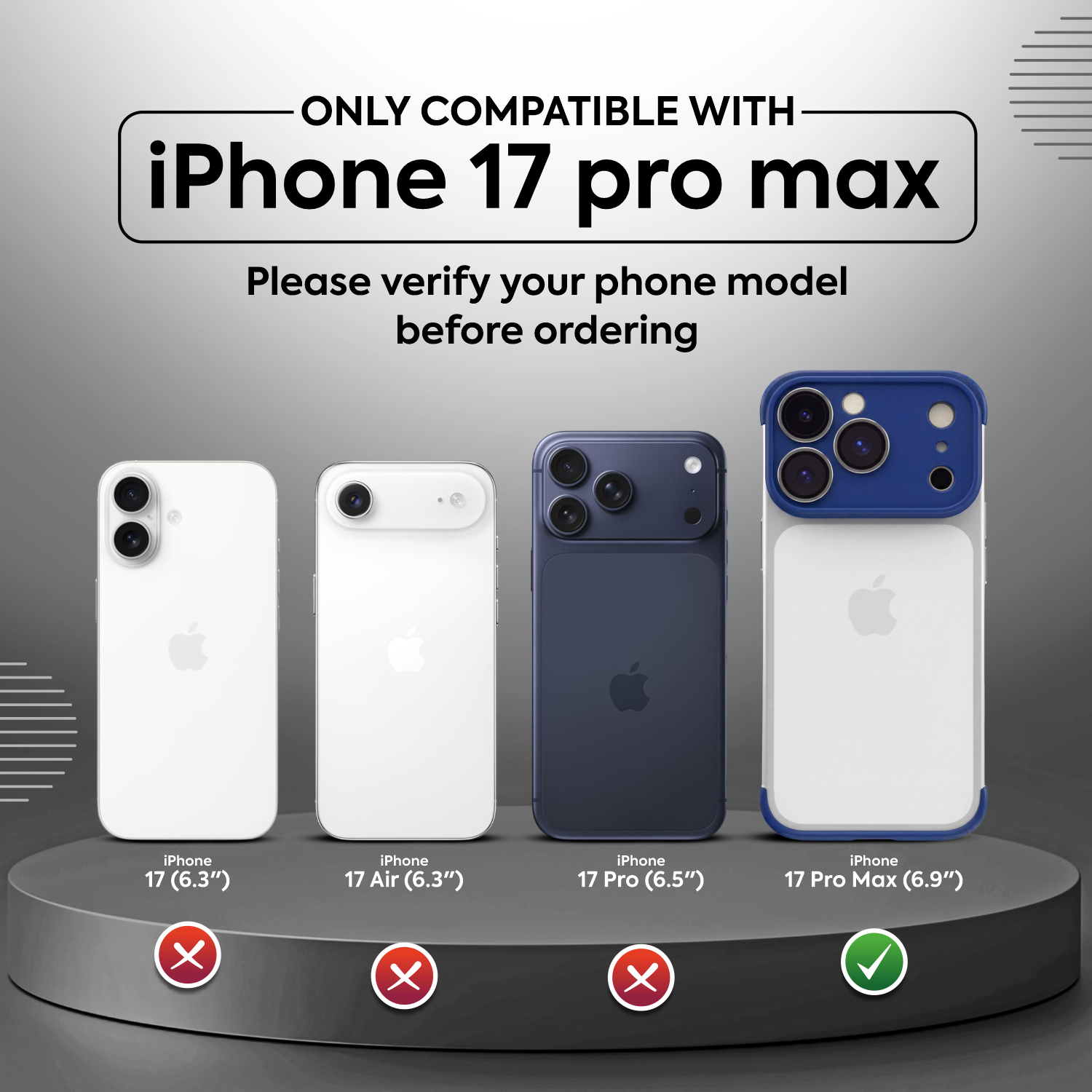 iPhone Shockproof Bumper Silicone Edge Case Cover