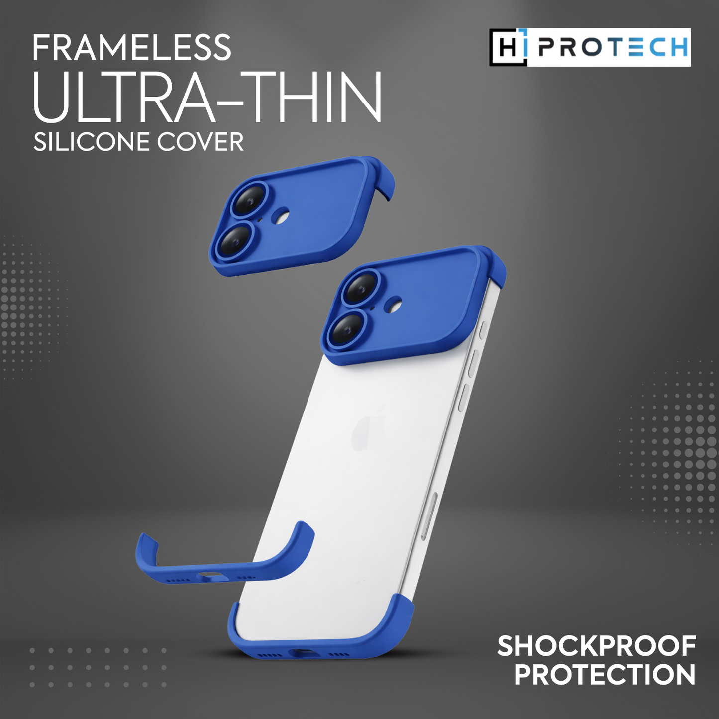 iPhone Shockproof Bumper Silicone Edge Case Cover by Hi Pro Tech - Updated
