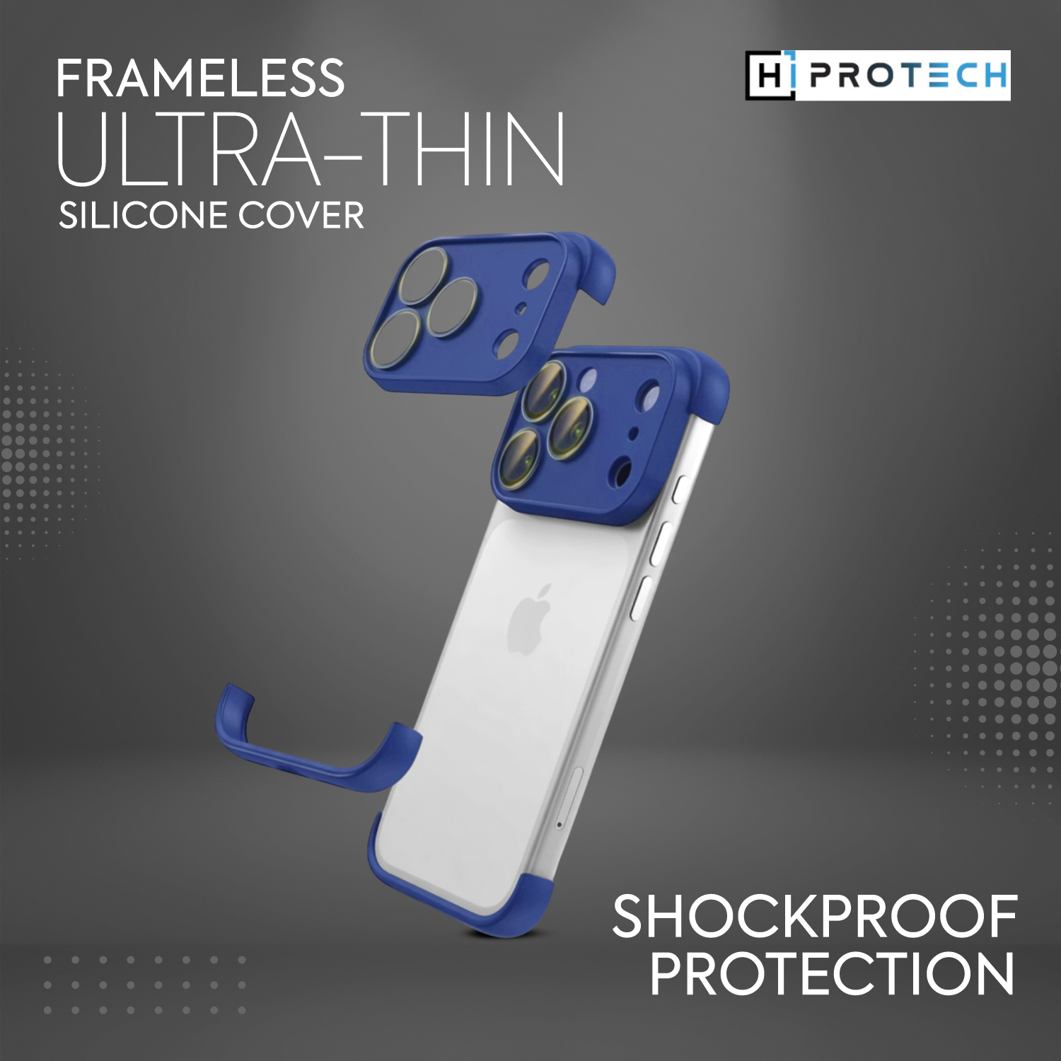 iPhone Shockproof Bumper Silicone Edge Case Cover
