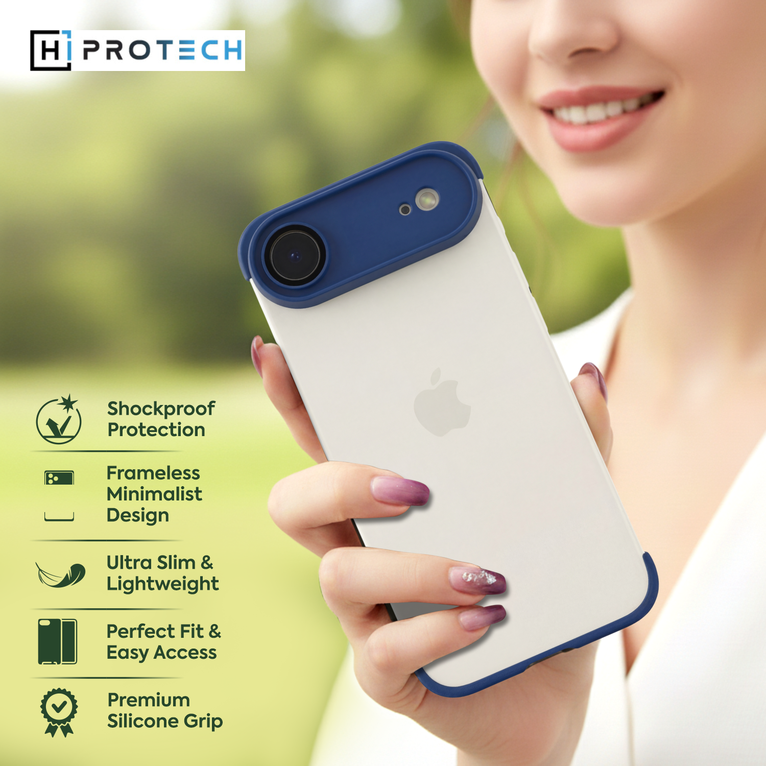 iPhone Shockproof Bumper Silicone Edge Case Cover