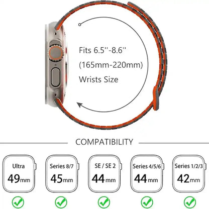 Premium Dual Silicone Magnetic Straps for Apple iWatch (42-49mm) Series 1-10, Ultra 1, 2, 3, SE Special - Hiprotech