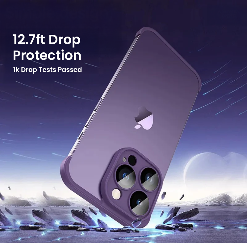 iPhone Shockproof Bumper Silicone Edge Case Cover