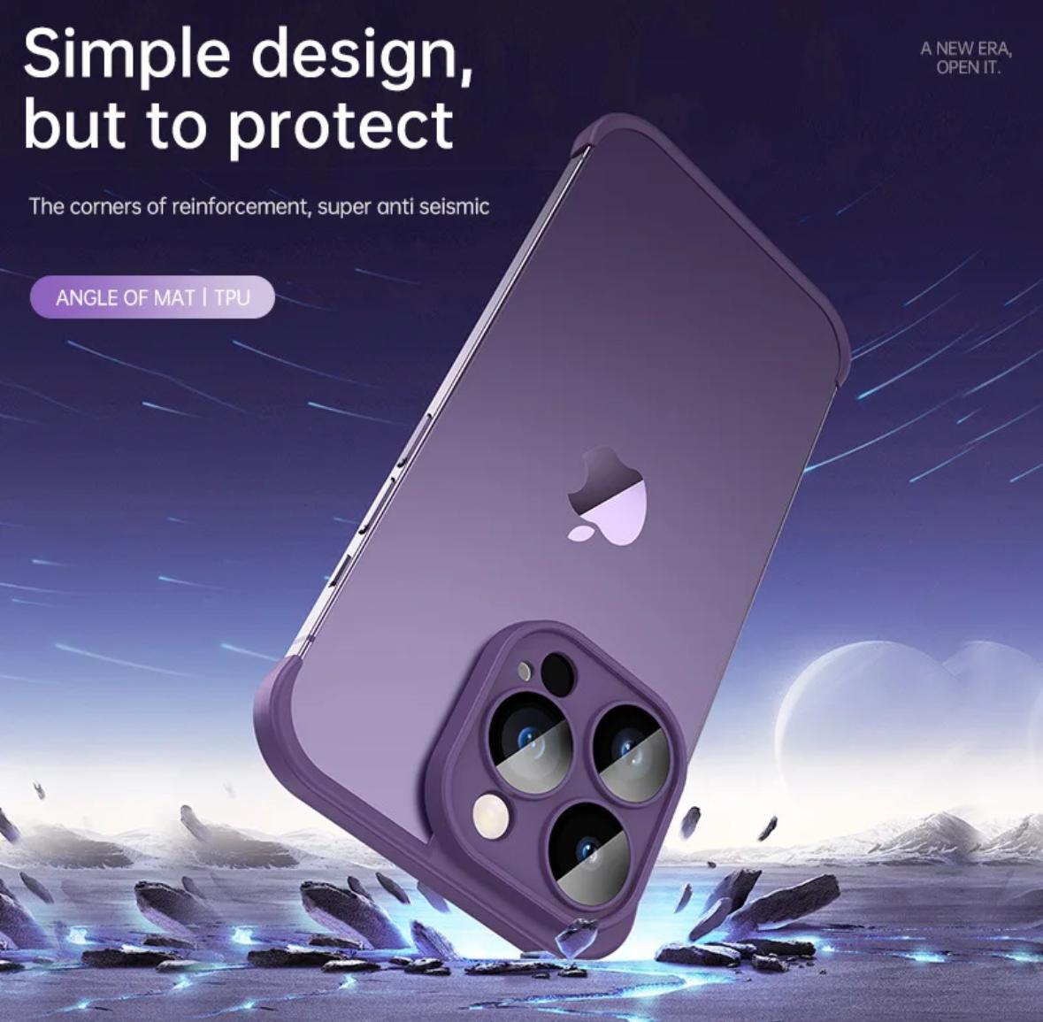 iPhone Case HiProTech- Shockproof Bumper Silicone Edge Protector