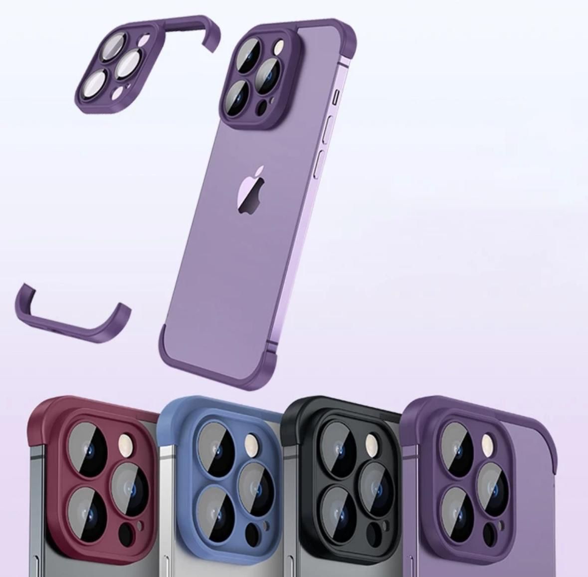 iPhone Case HiProTech- Shockproof Bumper Silicone Edge Protector