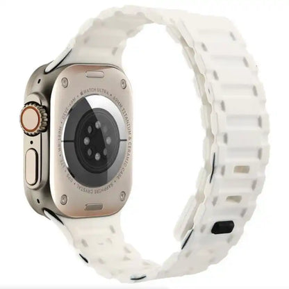 Premium Dual Silicone Magnetic Straps for Apple iWatch (42-49mm) Series 1-10, Ultra 1, 2, 3, SE Special - Hiprotech