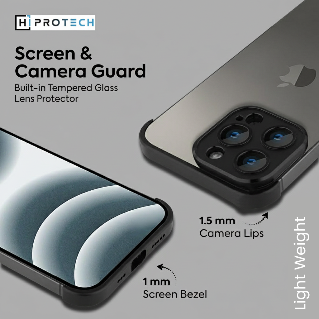 iPhone Shockproof Bumper Silicone Edge Case Cover