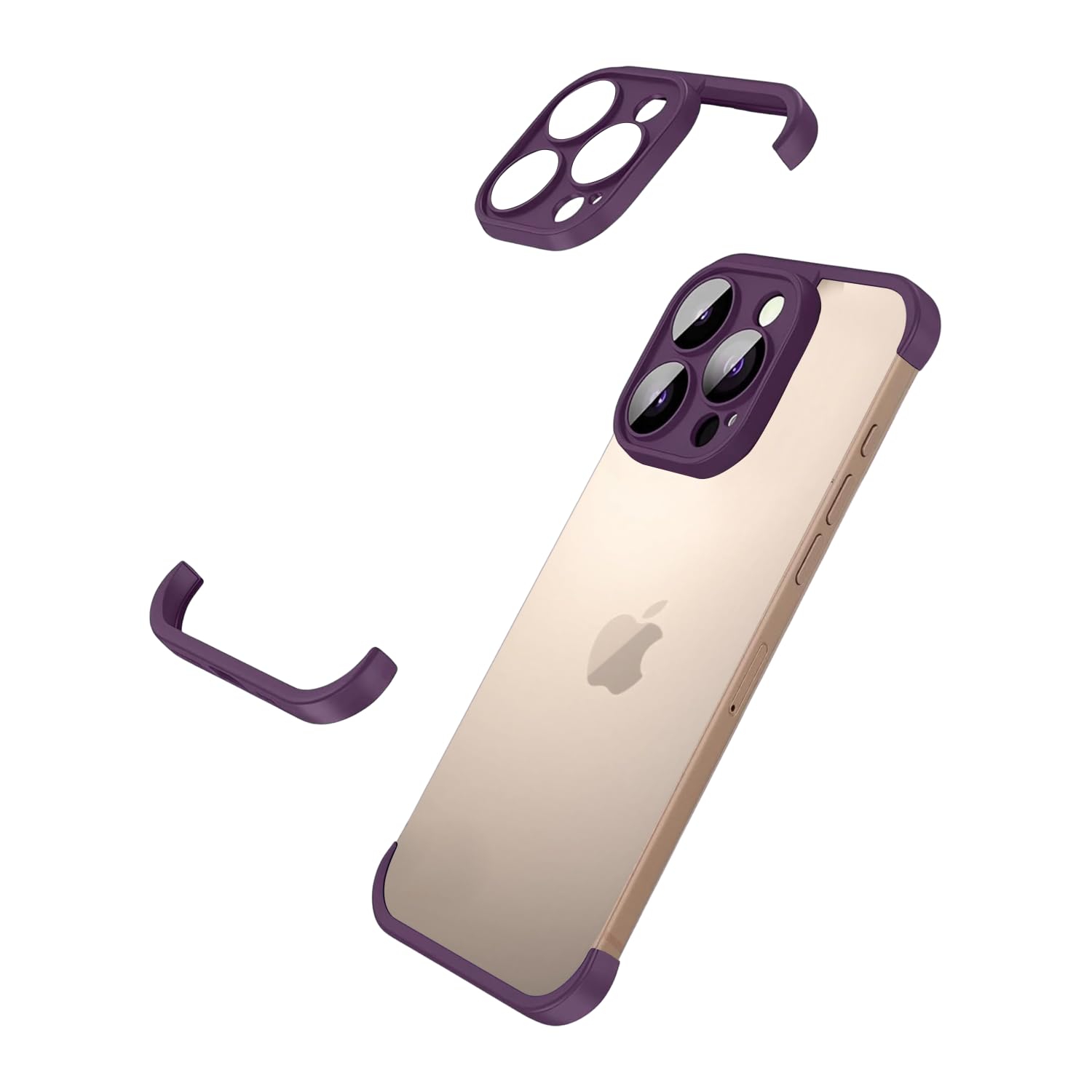 iPhone Shockproof Bumper Silicone Edge Case Cover