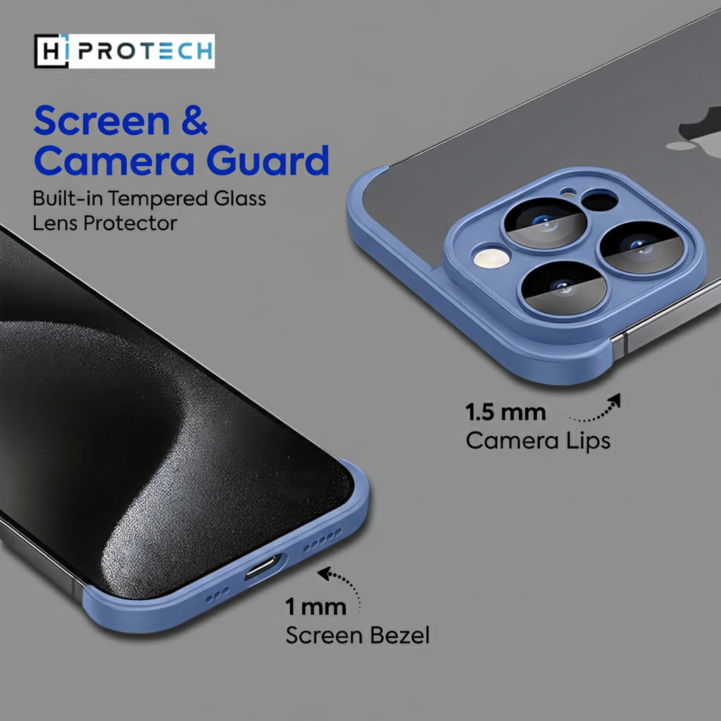 iPhone Shockproof Bumper Silicone Edge Case Cover