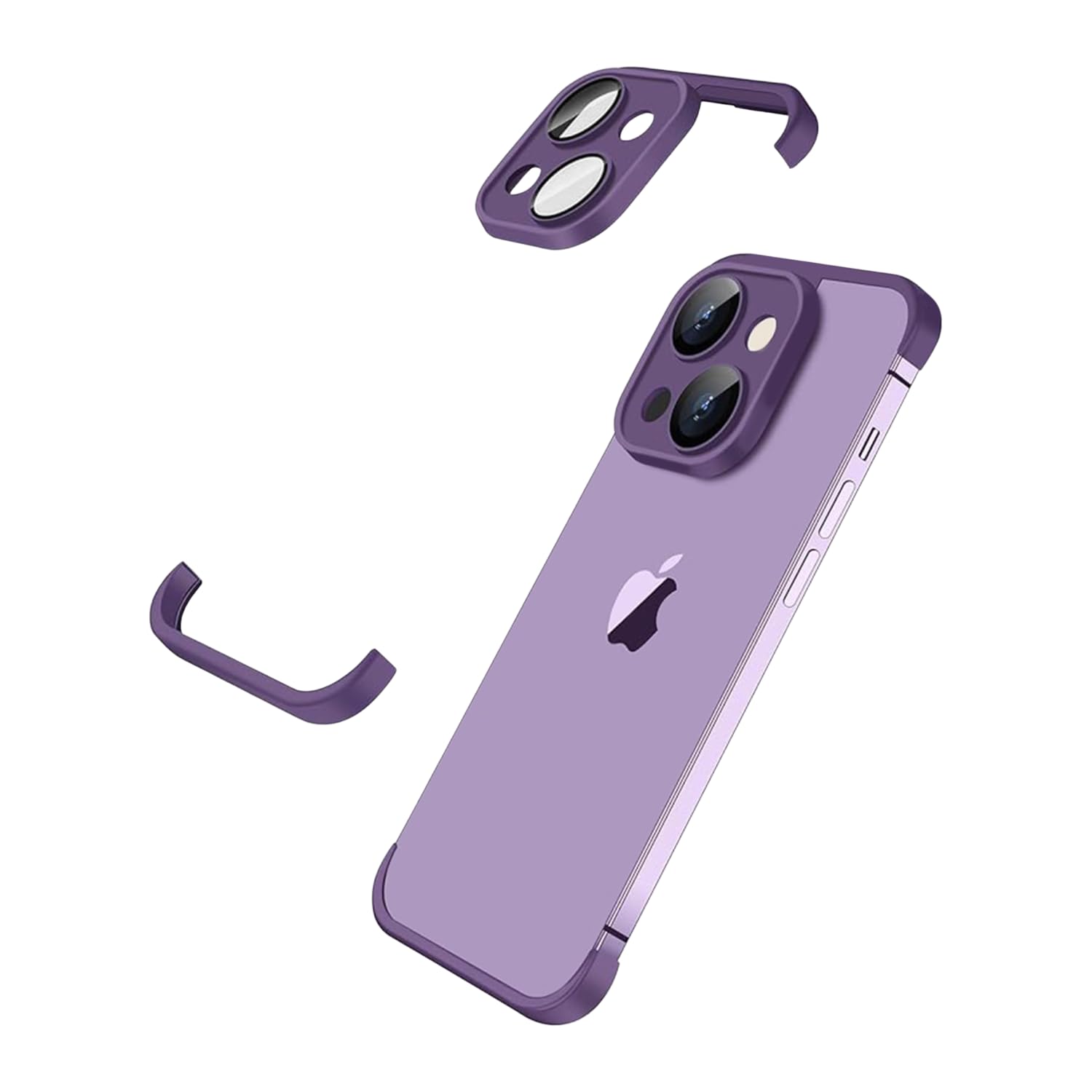 iPhone Shockproof Bumper Silicone Edge Case Cover