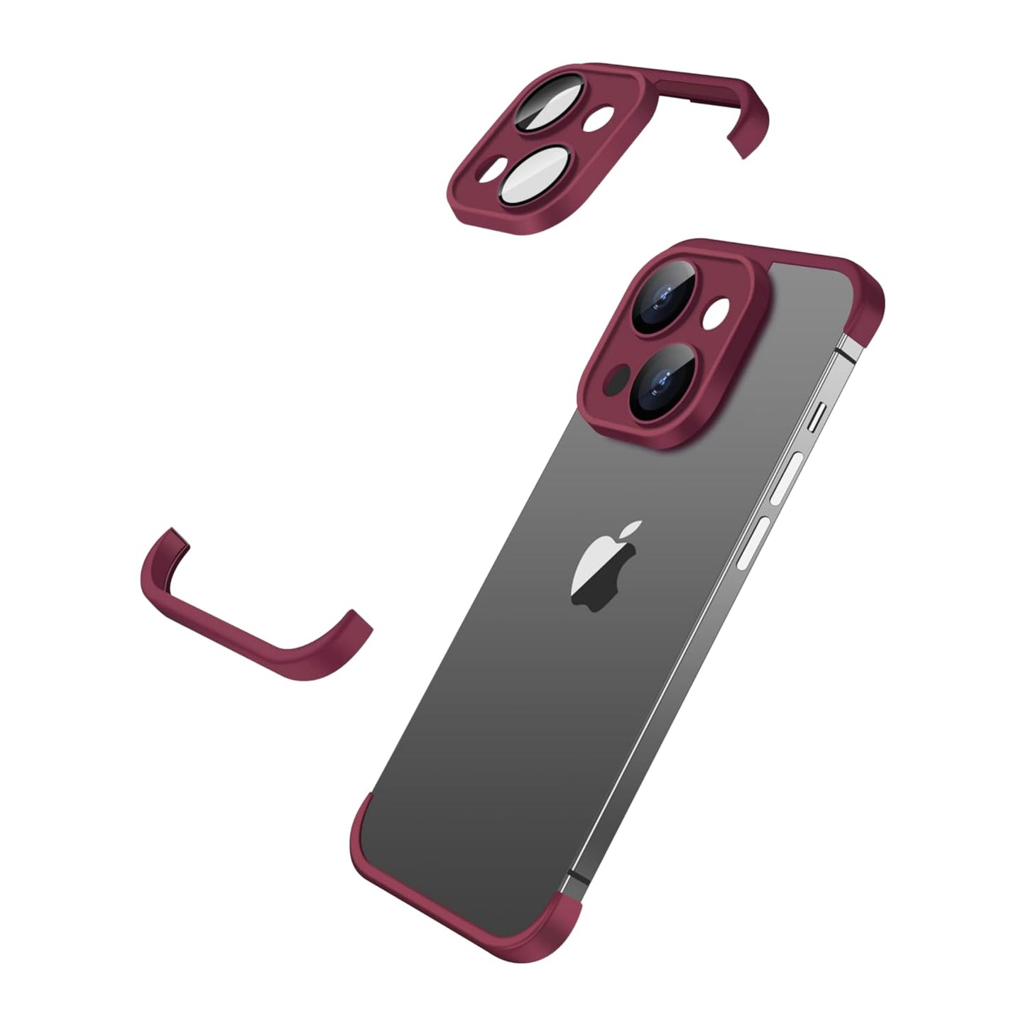 iPhone Shockproof Bumper Silicone Edge Case Cover