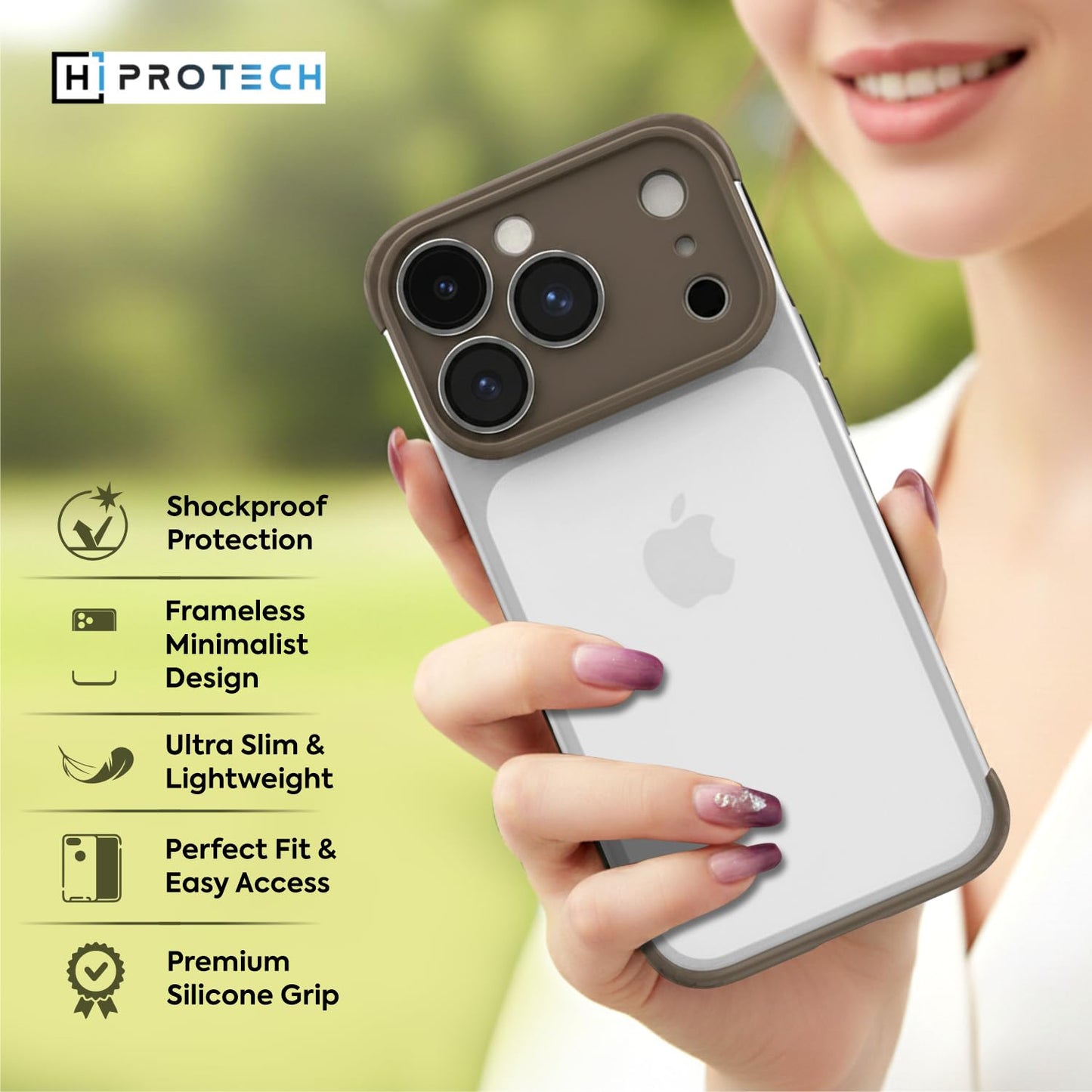 iPhone Shockproof Bumper Silicone Edge Case Cover