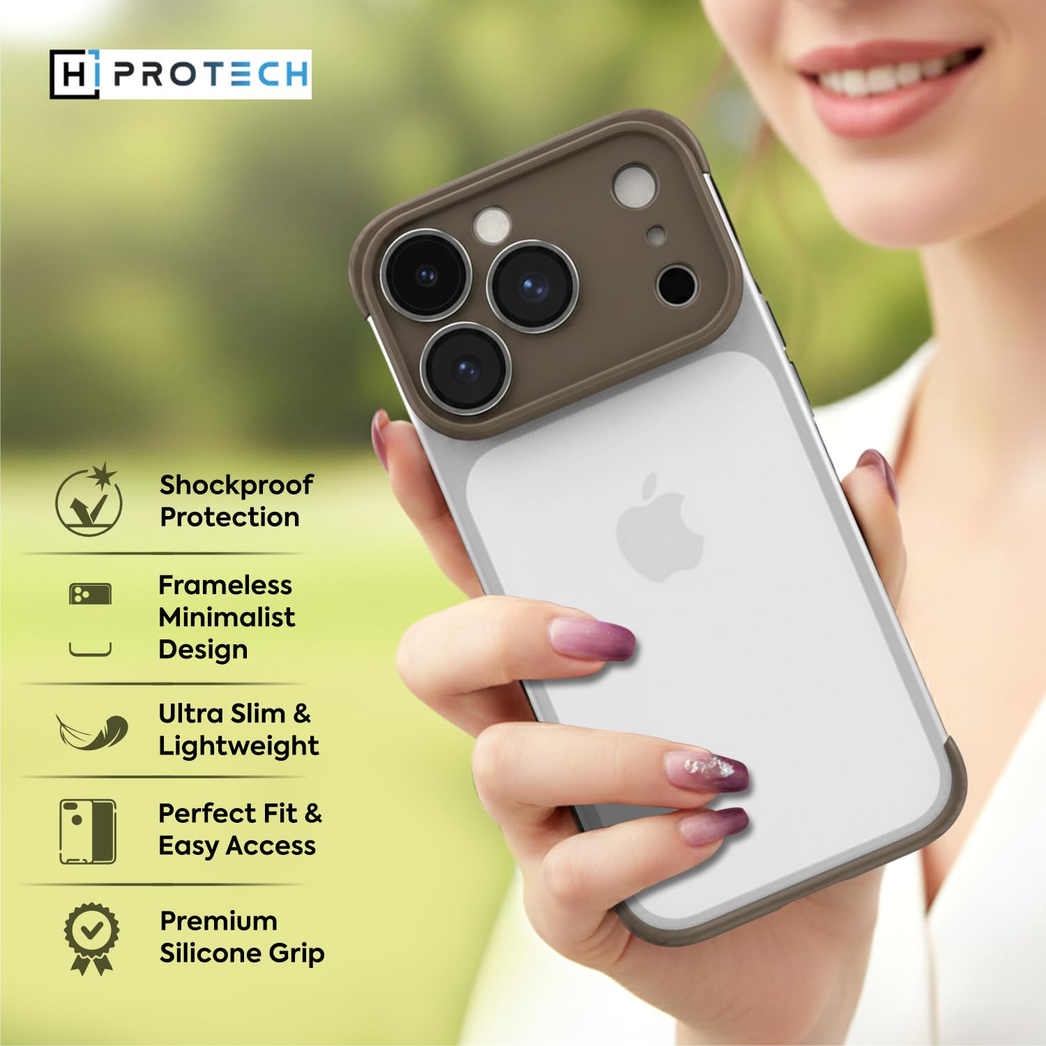 iPhone Shockproof Bumper Silicone Edge Case Cover