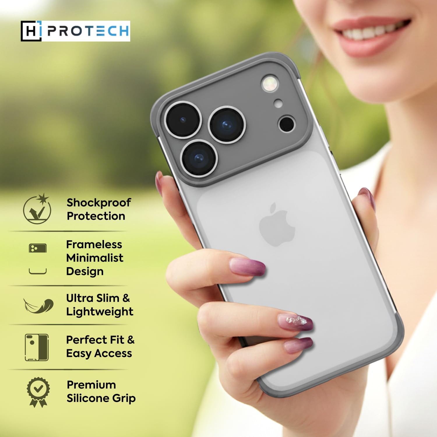 iPhone Shockproof Bumper Silicone Edge Case Cover