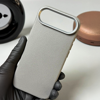 Premium TPU Leather Case Cover for iPhone