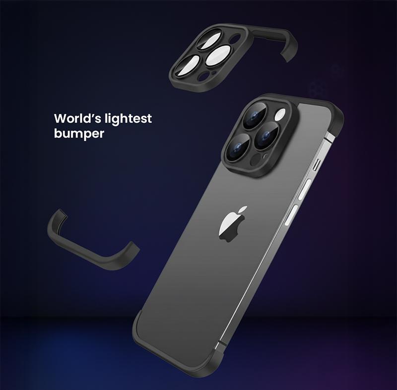 iPhone Shockproof Bumper Silicone Edge Case Cover